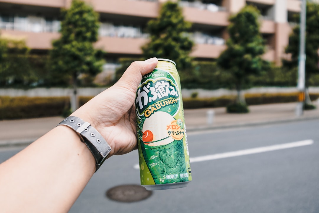 green can showing front labl