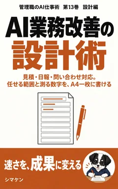 AI業務改善の設計術 の表紙