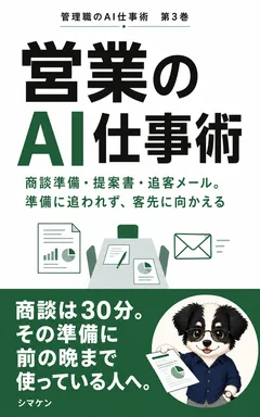営業のAI仕事術 の表紙