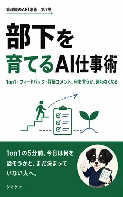 部下を育てるAI仕事術 の表紙