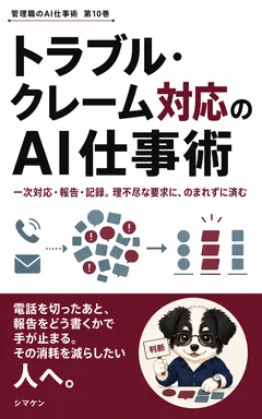トラブル・クレーム対応のAI仕事術 の表紙