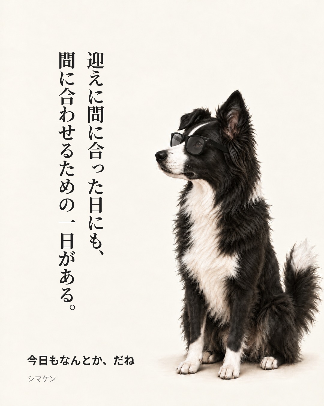 迎えに間に合った日にも、間に合わせるための一日がある。　今日もなんとか、だね（2026年10月21日）