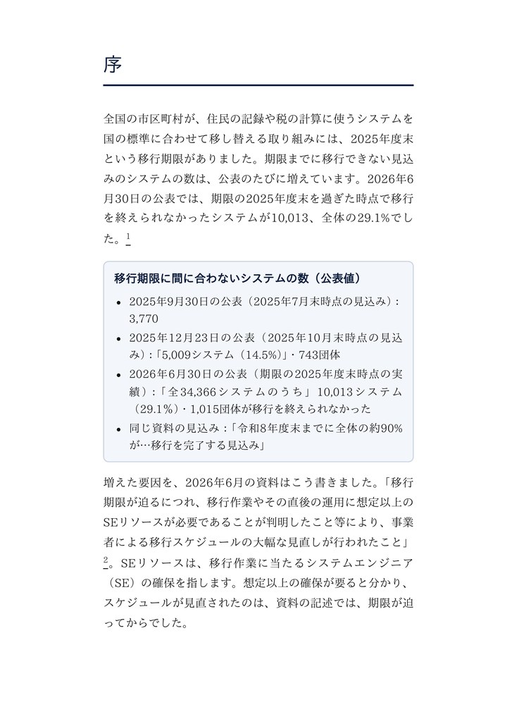 見本 序 1ページ目